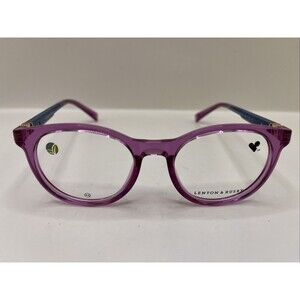 Lenton & Rusby Eyeglasses LRK3500 532 Lilac Crystal  Demo Lens Pink 47-16-135